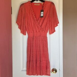 Shyanne Orange Lace Dress